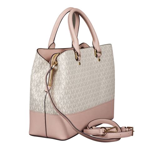 michael kors large savannah satchel vanilla|Michael michael kors savannah large satchel .